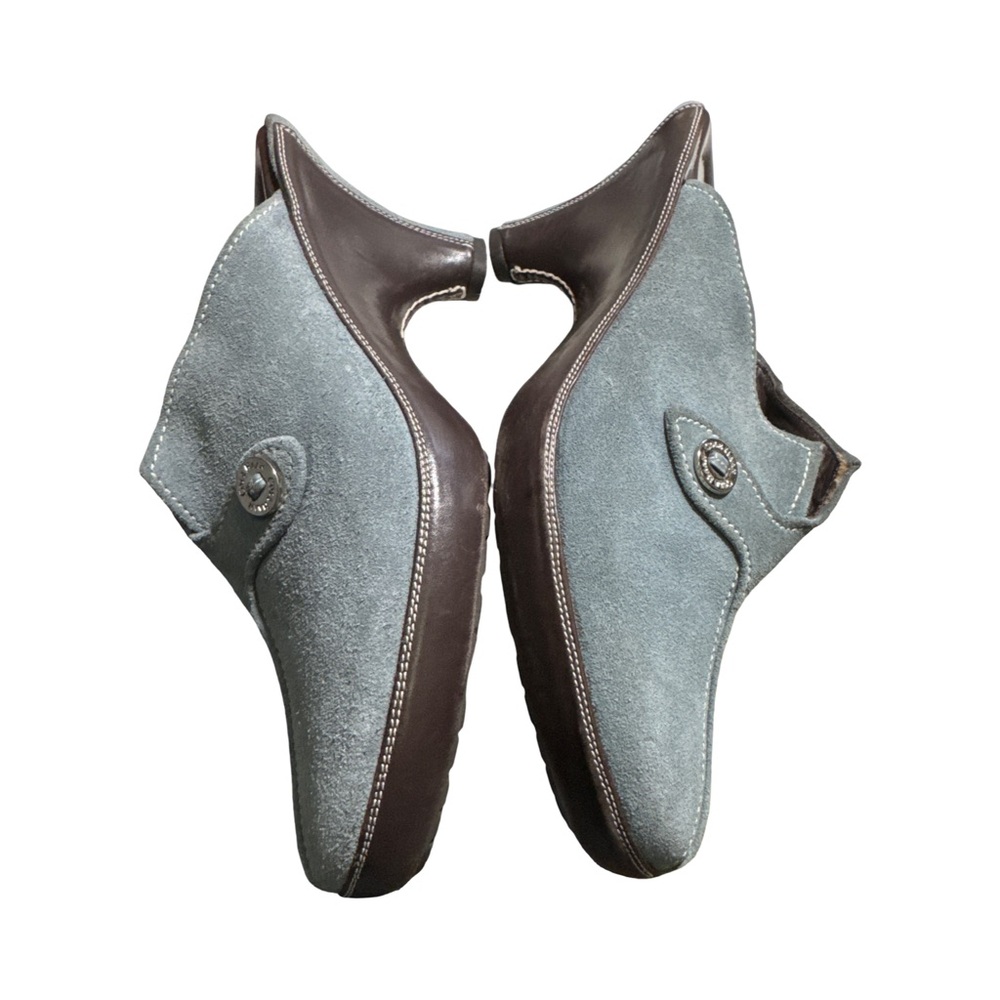 Cole Haan powder, blue Suede Slip-Ons